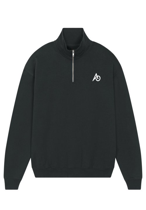 Bluză OVERSIZE unisex AVAOMI Signature AO cu fermoar scurt