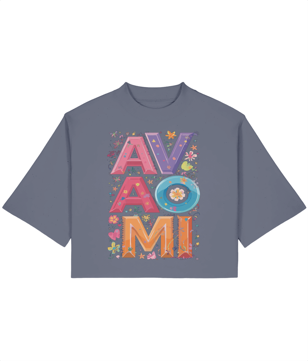 Tricou Cropped AVAOMI Bloom