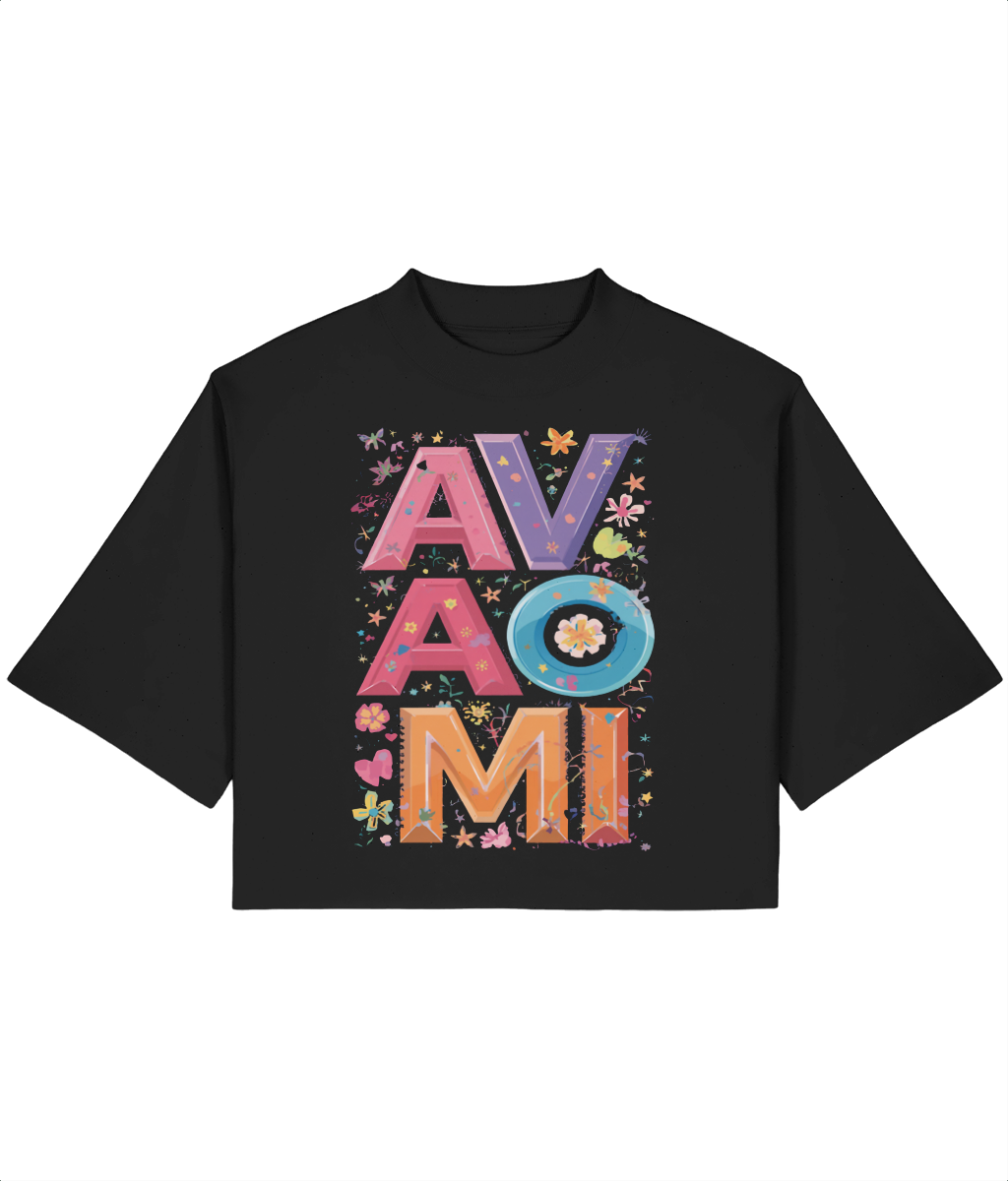 Tricou Cropped AVAOMI Bloom