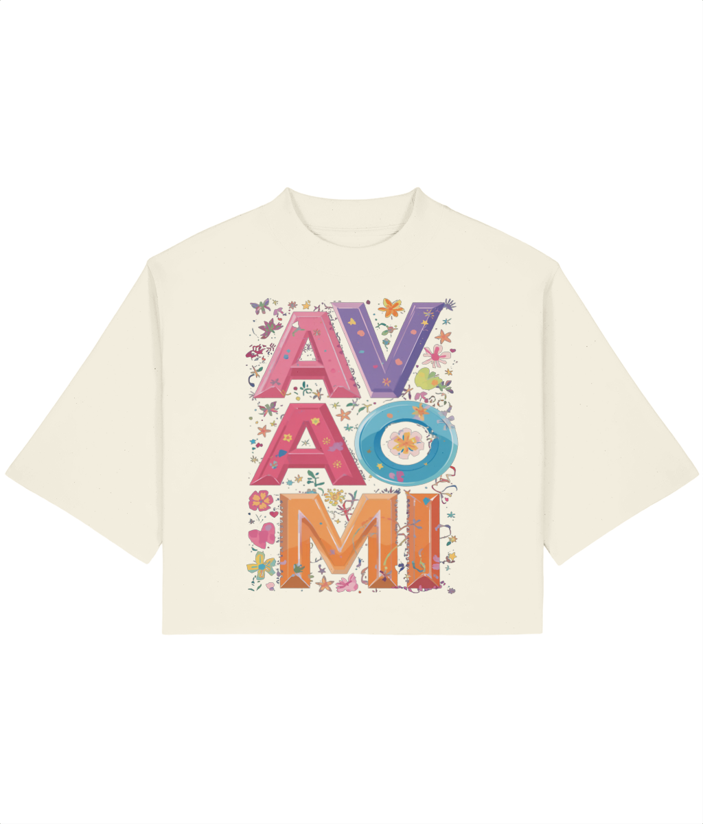 Tricou Cropped AVAOMI Bloom